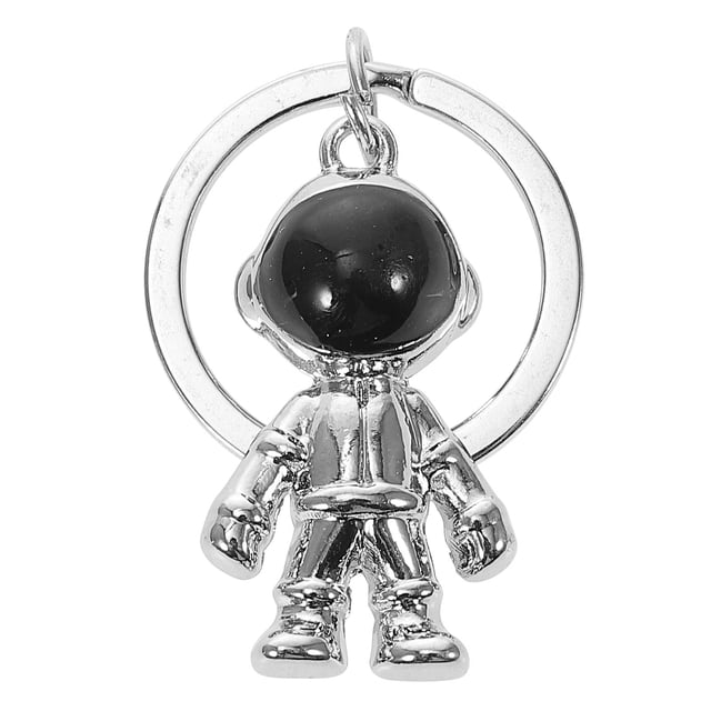 HEALEEP 1Ud Llavero Decorativo Plata Con De En Metal Para Colgar Llaves O