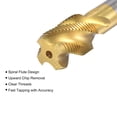 thumbnail image 3 of Unique Bargains M20 x 1.5 High Speed Steel Machine 4 Spiral Flutes Thread Tap Titanium Plated, 3 of 6