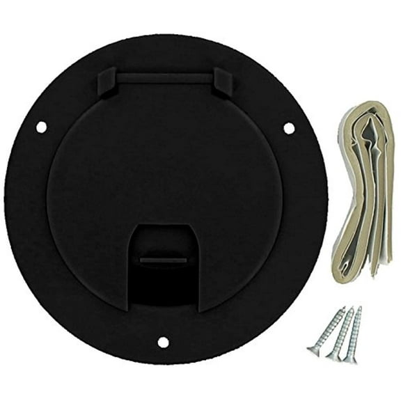 valterra a10-2135bkvp black large round electric hatch