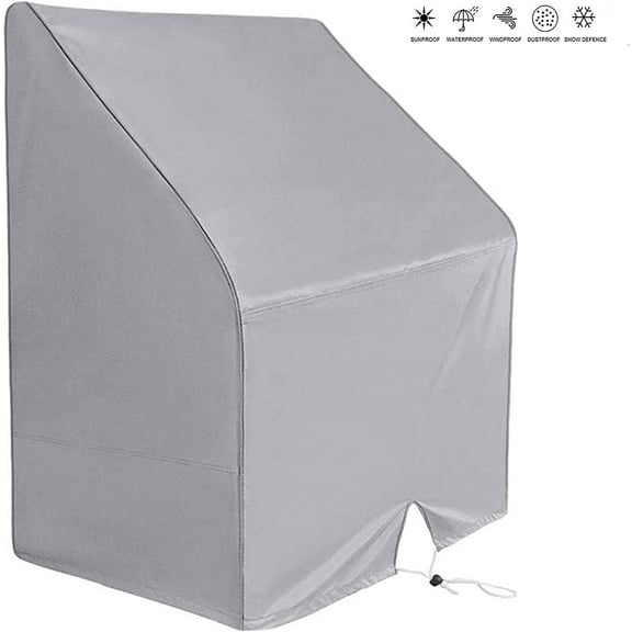 EPOTOOR 45"H X 40"L X 46"W Grey WaterProof Heavy duty Boat Center Console Cover 600D