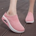 thumbnail image 7 of Women Mules Platfom Knit Open Back Sneakers Outdoor Slides Sandals Non-Slip Lightweight Walking Shoes, 7 of 7