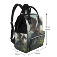 thumbnail image 2 of Disketp Forest Stone-Colored Dragon Mochila de Pañales de Gran Capacidad con Múltiples Bolsillos, Mochila de Viaje Multifuncional para Bebé, Unisex, Moderna y Resistente, 2 of 6