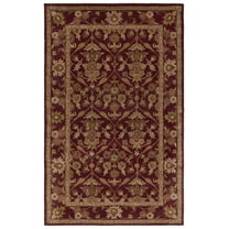 SAFAVIEH Antiquity Francine Oriental Wool Area Rug, Wine/Gold, 5' x 8'