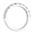 thumbnail image 2 of 14K White Gold Diamond Wedding Band Ring (0.85 Carat) (Ring Size 7.5) (I1-I2 Clarity), 2 of 4