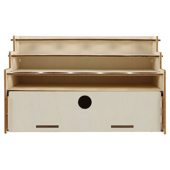 IDEANATEGRATE 1Pack Wooden Paint Holder for Painting Activities Home School Use Rectangular Style