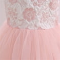 thumbnail image 2 of Aayomet Girl Dress Kids Ruffles Lace Party Wedding Dresses Girl,Pink 1-2 Years, 2 of 5