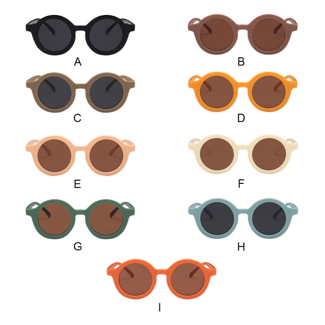Round Optical Sunglasses Baby Spectacles Cream Toddler Fashionable Classic with Round-shape Frame Matching Clothing Accessories Green
