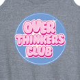 thumbnail image 3 of Instant Message - Over Thinkers Club - Women's Racerback Tank Top, 3 of 6