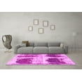 thumbnail image 3 of Ahgly Company Indoor Square Abstract Pink Modern Area Rugs, 8' Square, 3 of 4