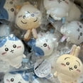 thumbnail image 3 of Anime Kawaii Chiikawaass Self Deprecating Fury Hachiware Usagi Plush Doll Bag Pendant Decoration Keychain Birthday Gifts, 3 of 10