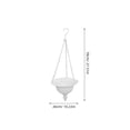 thumbnail image 2 of OUNONA Chic White Iron Wall Planter for Indoor Outdoor Plants with Rustic Metal Design, 2 of 8