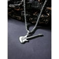 thumbnail image 4 of DVEATR Guitar Necklace 925 Sterling Silver Music Pendant Necklace for Men Women, 4 of 6