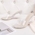 thumbnail image 4 of Zapatos transparentes sin cordones con puntera abierta zapatos de vestir sexys transparentes para mujer, 4 of 9