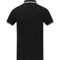 thumbnail image 3 of Elevate - Polo Amarago de Manga Corta para Hombre (Negro Sólido), 3 of 4