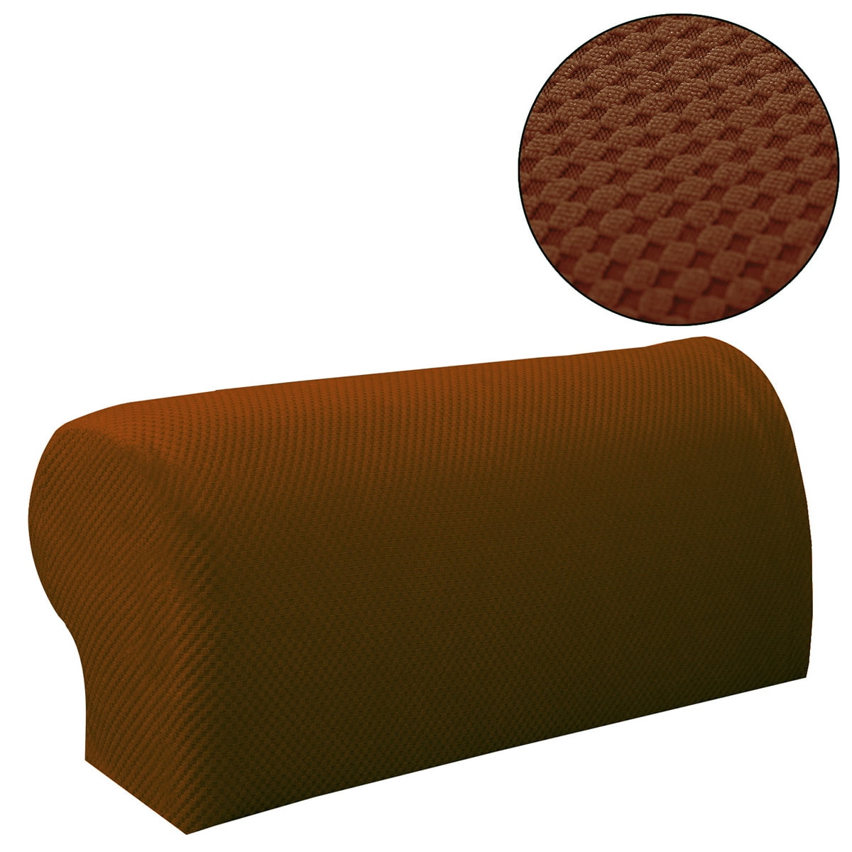 5 Colors Stretch 2 Piece Furniture Armrest Covers Slipcovers Chair