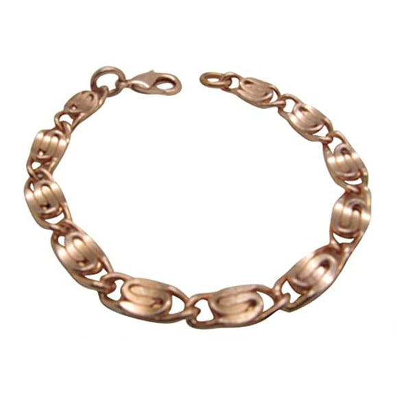 11 1/2 Inch Solid Copper Bracelet, 5/16 of an inch wide, CB297G - Made in the USA.