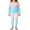Pink Gradient, variant on Charmo Thermal Outfit Sets for Kids Athletic Long Base Layer Girls Boys Top Bottom Activewear Sets with Thumbhole,5-12Years