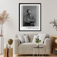 thumbnail image 4 of Historic Framed Print, [Coulson Kernahan, 1858-1943, half-length portrait, seated, facing right], 17-7/8" x 21-7/8", 4 of 9