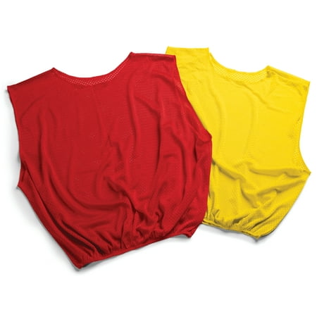 UPC: 0038472124610 | SKLZ Adult Red Mesh Practice Jersey 6 Pack