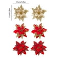 thumbnail image 3 of Adornos florales navideños, accesorios para árboles y arreglos florales simulados, 3 of 6