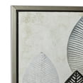thumbnail image 6 of 55" x 27" Leaf Framed Wall Art with Silver Frame, by DecMode, 6 of 16