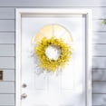 thumbnail image 2 of Gerson 24 in. Yellow Forsythia Wreath, 2 of 2