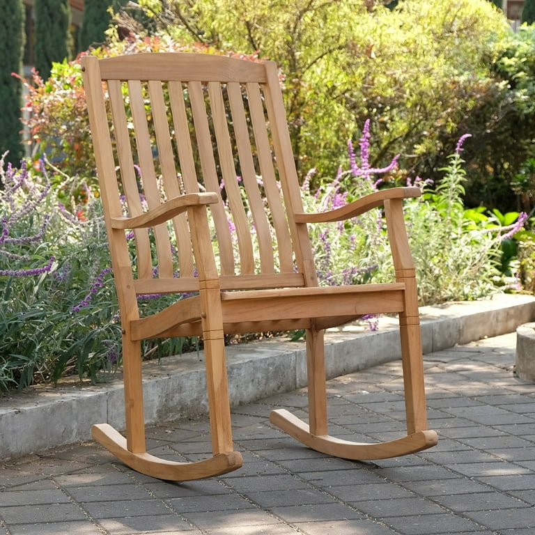 Teak rocking sale chair walmart