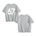 thumbnail image 5 of 67 Funny Gesture Graphic Tees, Niogvi Six Seven T-Shirt Suitable For Boys Girls, Gray 130cm, 5 of 6