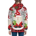 thumbnail image 6 of Sikiie Gnome And Buffalo Plaid Zip Up Hoodie Teenage, hoodies for Teenage, Zipper Sweatshirt Jacket for Daily, Traveling-Medium, 6 of 6