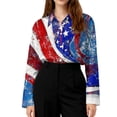 thumbnail image 4 of 250 Years American Flag 250th Anniversary USA Womens T-Shirt, 4 of 5