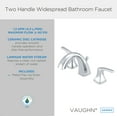 thumbnail image 3 of Gerber D304118 Vaughn 1.2 GPM Widespread Bathroom Faucet And Pop-Up Drain Assembly -, 3 of 3