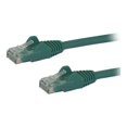 thumbnail image 1 of StarTech.com Câble Ethernet CAT6 de 9 Pi, 10 Gigabits Sans Accroc RJ45 650 MHz 100 W Cordon de Patch PoE, CAT 6 10 GBE Câble Réseau UTP avec Soulagement des Taches, Vert, Testé par Fluke/le Câblage Est Certifié UL/TA - Catégorie 6 - 24 AWG (N6PATCH9GN) - Câble de Patch - RJ-45 (m) vers RJ-45 (m) - 9 Pi - UTP - CAT 6 - Moulé,, 1 of 3