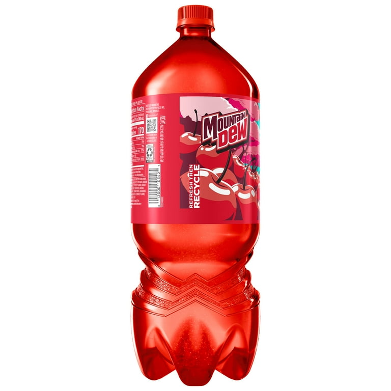 Mountain Dew Code Red Cherry Citrus Soda Pop, 2 Liter Bottle