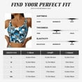 thumbnail image 5 of Sikiie Sea Turtle Life Print Strappy Sports Bra for Women Padded Push Up Sports Bra Athletic Running Sports Bra Workout Bra Yoga Bra, 5 of 5
