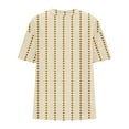 thumbnail image 4 of Fiudx Ofertas Flash Artículos En Oferta Camiseta Informal con Estampado de Letras para Mujer, Top de Manga Corta con Cuello Redondo y Hombros Caídos, 4 of 4