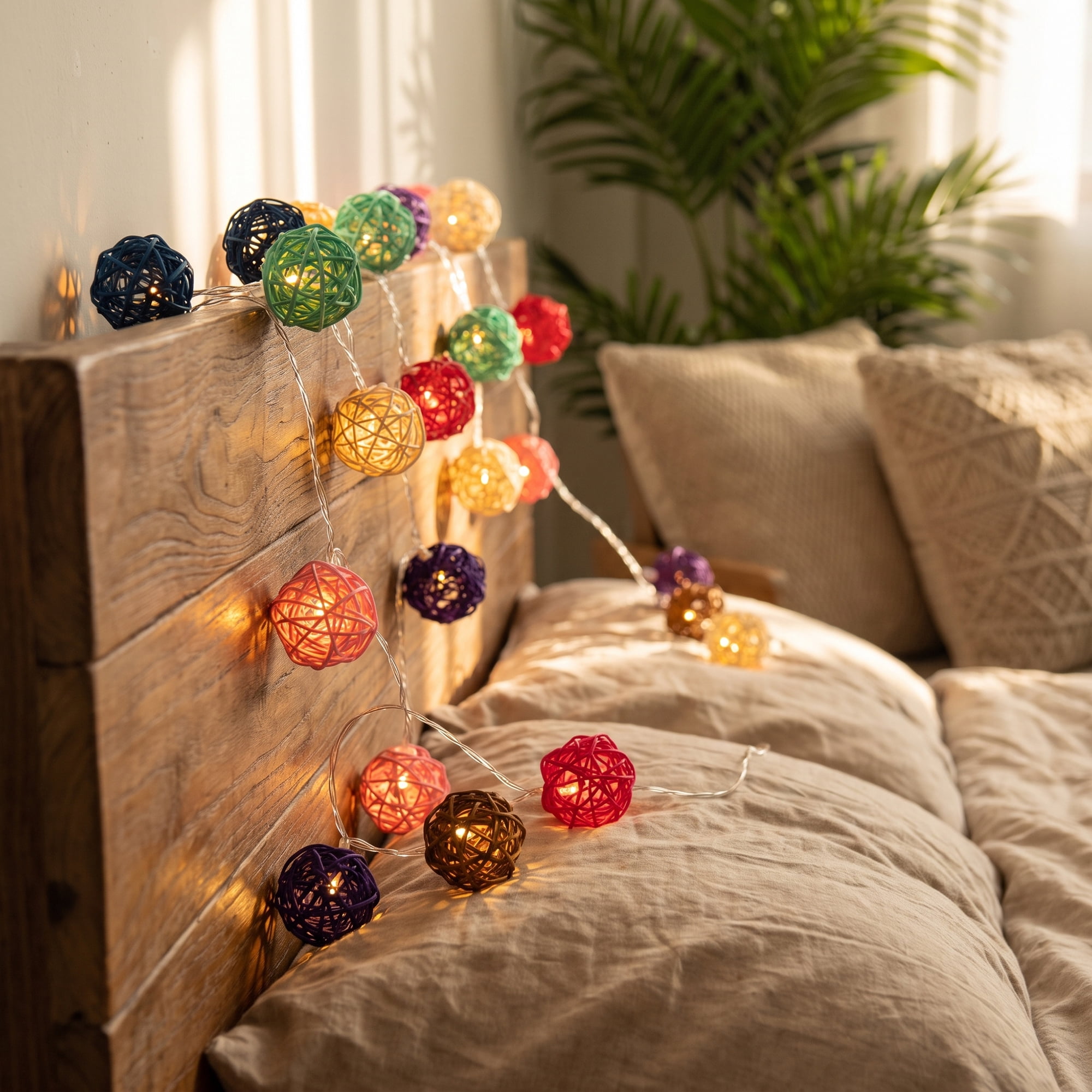 Unique Bargains Moroccan Orb Decor Lights with Flexible Design 9.8 ft USB Powered