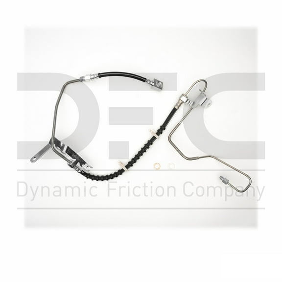 Dynamic Friction Rear Upper Left Brake Line Hose 350-40286 For 2005-2007 Dodge Caravan, 2005-2007 Dodge Grand Caravan, 2006-2007 Chrysler Town
