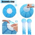 thumbnail image 5 of RUseeN 8pcs Hanging Jellyfish Paper Lanterns, Gradient Color Paper Lanterns for Mermaid Theme Party Under The Sea Ocean Beach, Pool Birthday Party Decorations Baby Shower Baby Room, 5 of 7