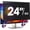 24 inch (16:9), variant on 27 Inch Screen Filter for 16:9 Aspect Ratio Widescreen , Eye Protection Anti Glare Blue Light Shield Panel, Removable Anti-Scratch Protector
