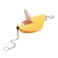 thumbnail image 3 of Hamaca para hámster Yuyangstore cama pequeña para mascotas casa colgante para hámster tipo nido Banana, 3 of 8