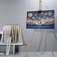 thumbnail image 4 of Happy New Year with Beagle Fireworks Holiday Xmas Winter 2025 Horizontal Matte Canvas Poster Beagles Dog Lover Gifts Idea Wall Art Home Decor - 00025, 4 of 5