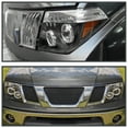 thumbnail image 2 of Spec-D Tuning Projector Headlights Black Compatible with 2005-2007 Nissan Pathfinder, 2005-2008 Nissan Frontier, Left + Right Pair Headlamps Assembly, 2 of 5