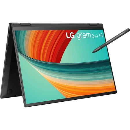 LG gram 16" Touchscreen 2-in-1 Laptop, Intel Core i7 i7-1360P, 2TB SSD, Windows 11 Home, 16T90R-K.ADS9U1