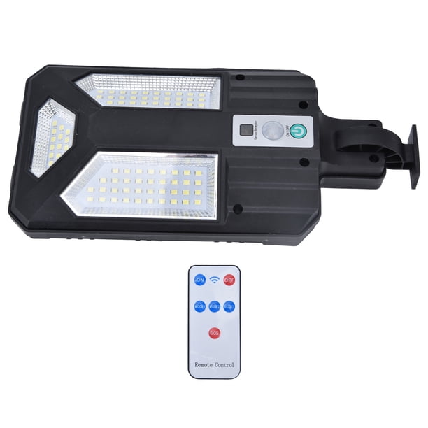Lámpara de calle con sensor de movimiento, luz solar 87LED, luz remota para jardín, luz solar para exteriores, la mejor de su clase Jadeshay A