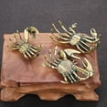 thumbnail image 4 of 7829 Metal Crabs Figurines Crabs Statues Shelf Decors Accent Crabs Decorative Objects Tabletop Centerpieces Home Decorations, 4 of 10