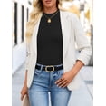 thumbnail image 3 of JPH Ribbed Tops for Women Long Sleeve Shirts Fall Casual Slim Mock Neck Knit Tshirts, 3 of 4