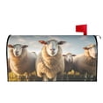 thumbnail image 3 of Fotbe Cute Prairie Sheep Herd Mailbox Covers Post Letter Box Cover Garden Decor Standard Size-21x18 in, 3 of 9