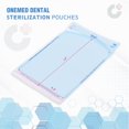 thumbnail image 2 of OneMed Dental Self-Sealing Sterilization Pouches 10x15 inch 200/Box 1 Box, 2 of 4