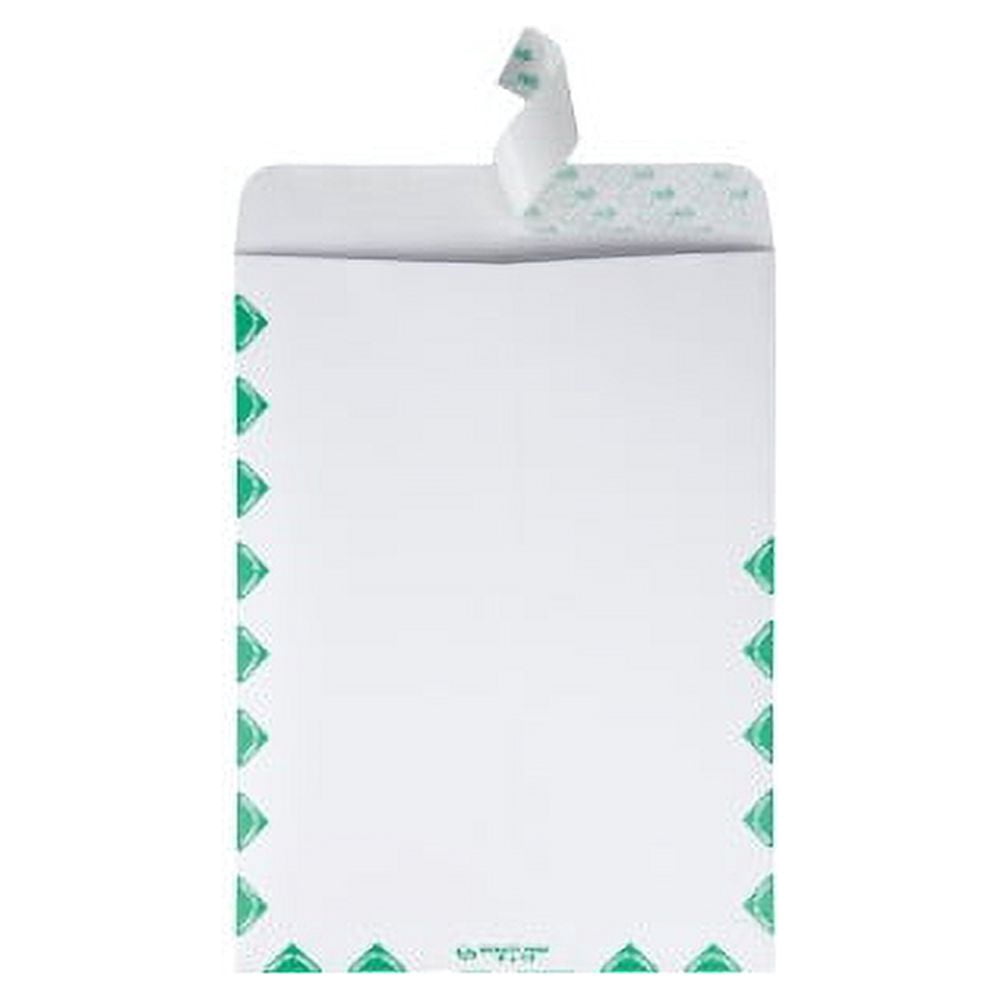 Quality Park First-Class Catalog Envelopes Catalog - 9" Width x 12" Length - 28 lb - Peel & Seal - 100 / Box - White
