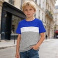 thumbnail image 4 of Tween Shirts Boys Short Sleeve T-Shirt Round Neck Boys Summer Tops Soft Casual Shirts for Tween 10-11 Years, 4 of 5